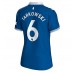 Everton James Tarkowski #6 Voetbalkleding Thuisshirt Dames 2023-24 Korte Mouwen